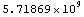 5.71869*10^9