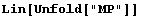 Lin[Unfold["MP"]]