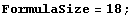 FormulaSize = 18 ;
