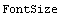 FontSize