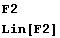 F2 Lin[F2] 