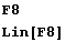F8 Lin[F8] 