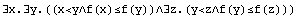 ∃x.∃y.((x<y∧f(x)≤f(y))∧∃z.(y<z∧f(y)≤f(z)))