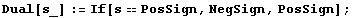 Dual[s_] := If[sPosSign, NegSign, PosSign] ;