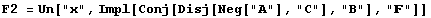 F2 = Un["x", Impl[Conj[Disj[Neg["A"], "C"], "B"], ""]]