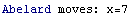 Abelard moves: x=7