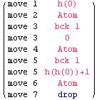 ( move 1      h(0)      )            move 2      Atom            move 3      b ...     bck 1            move 5      h(h(0))+1            move 6      Atom            move 7      drop