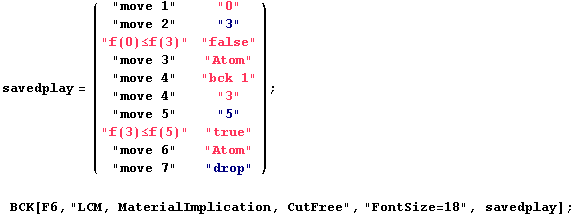 savedplay = ( "move 1"            "0"               ) ; &# ...             "Atom"                        "move 7"            "drop"