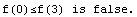 f(0)≤f(3) is false.