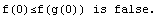 f(0)≤f(g(0)) is false.