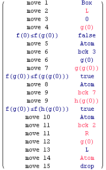 ( move 1                     Box                      )            move 2      ...            L            move 14                    Atom            move 15                    drop