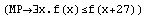(MP∃x.f(x)≤f(x+27))